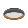 Lámpara LED de techo OSRAM ORBIS LIVIA, Ø 43 cm, gris, metal atenuable