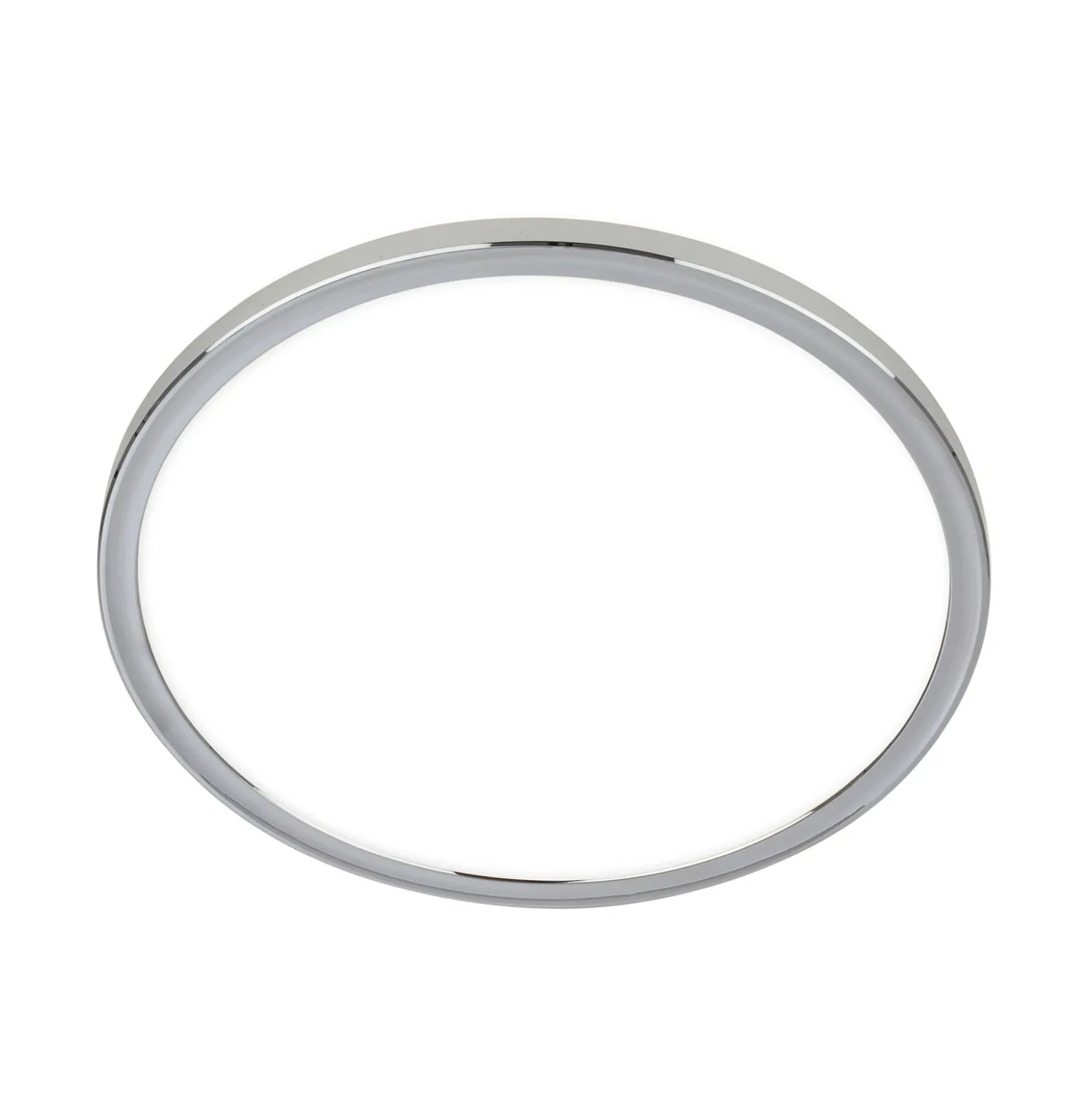 Lámpara LED de techo para baño Pulap, Ø 42 cm, cromado/blanco metal