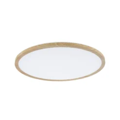 lámpara LED de techo Paulmann Atria Shine Ø42 cm roble IP44 3000 K