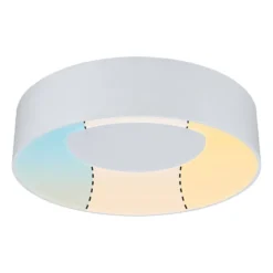 Lámpara LED de techo Paulmann HomeSpa Casca Ø 30 cm, blanca