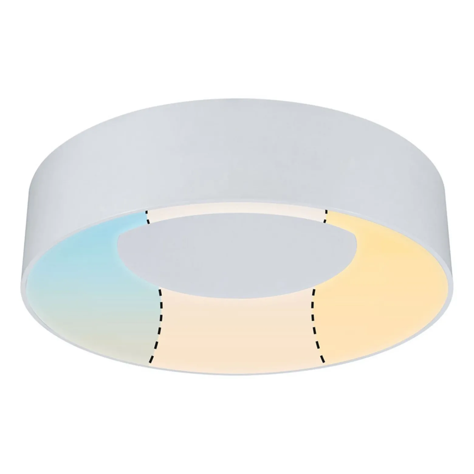 Lámpara LED de techo Paulmann HomeSpa Casca Ø 30 cm, blanca