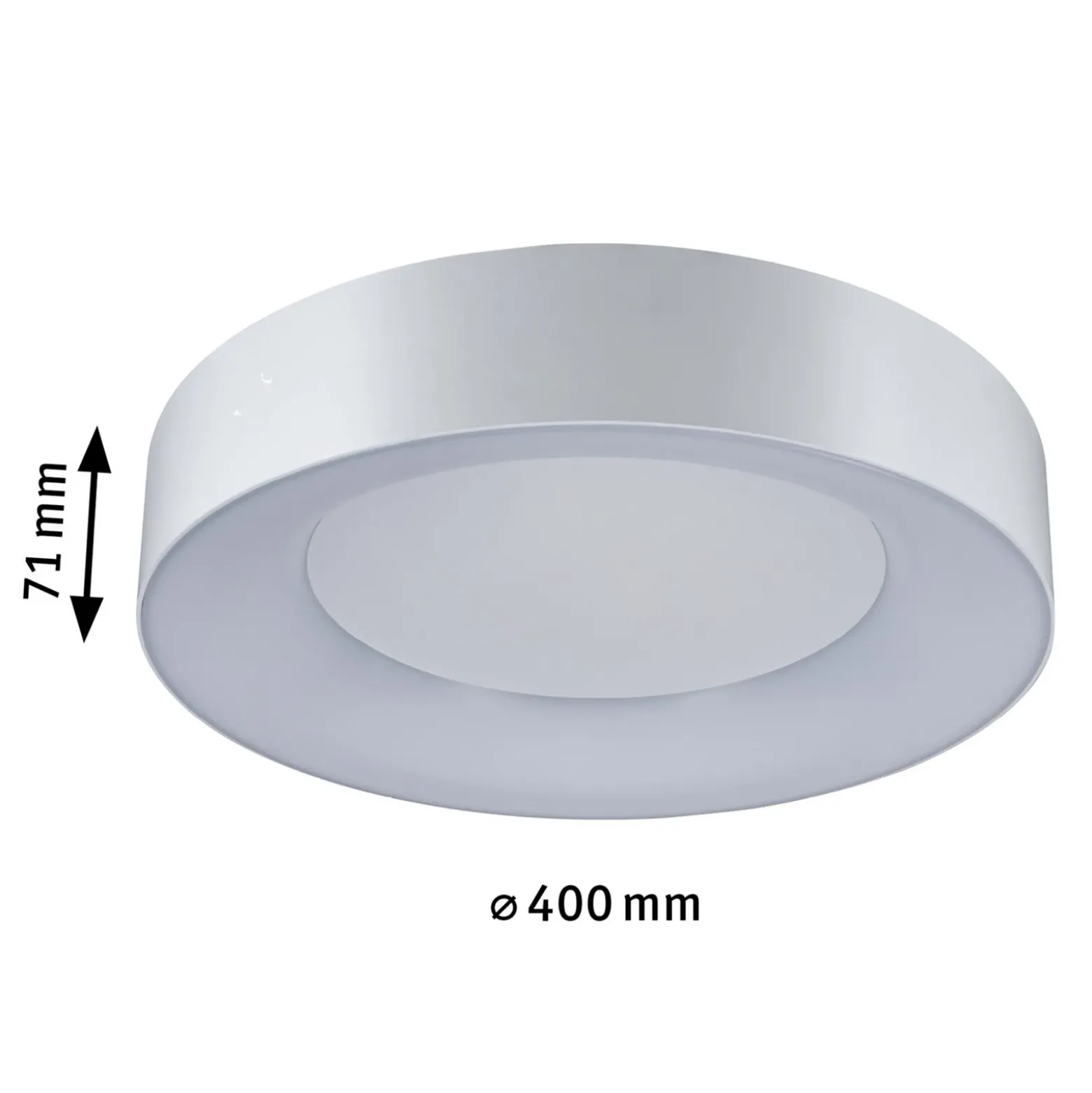 Lámpara LED de techo Paulmann HomeSpa Casca Ø 40 cm, blanca