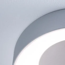 Lámpara LED de techo Paulmann HomeSpa Casca Ø40cm, blanco/aluminio, IP44