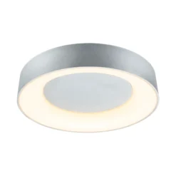 Lámpara LED de techo Paulmann HomeSpa Casca Ø40cm, blanco/aluminio, IP44