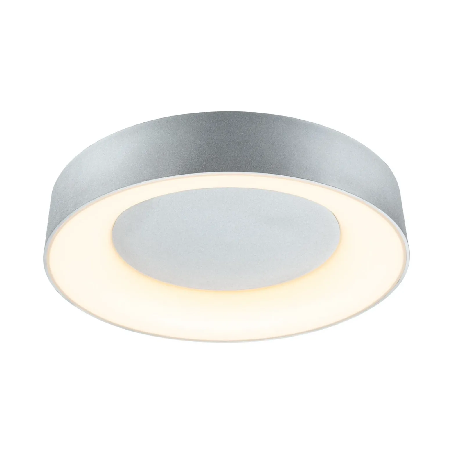 Lámpara LED de techo Paulmann HomeSpa Casca Ø40cm, blanco/aluminio, IP44