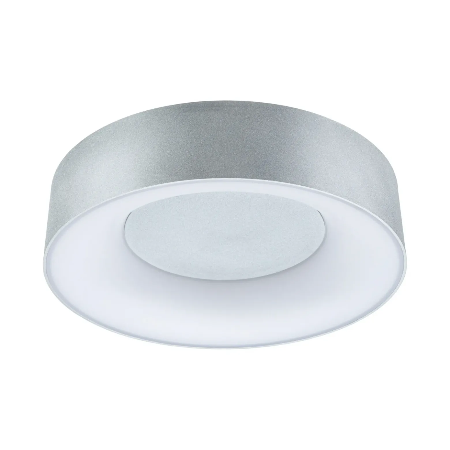 Lámpara LED de techo Paulmann HomeSpa Casca, blanco/aluminio, IP44