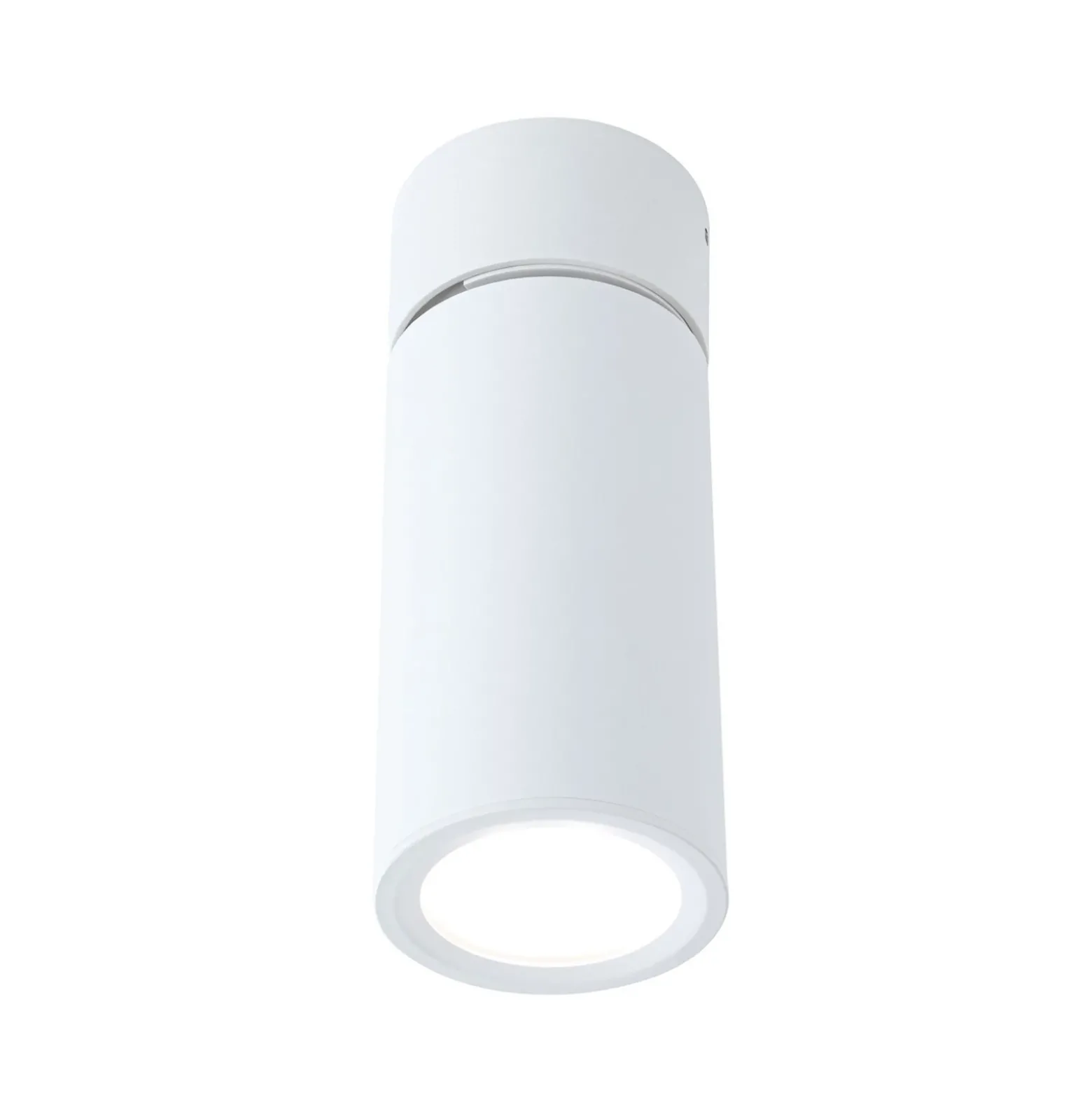 Lámpara LED de techo Paulmann Turnal Coin, blanca, metal, 2700 K
