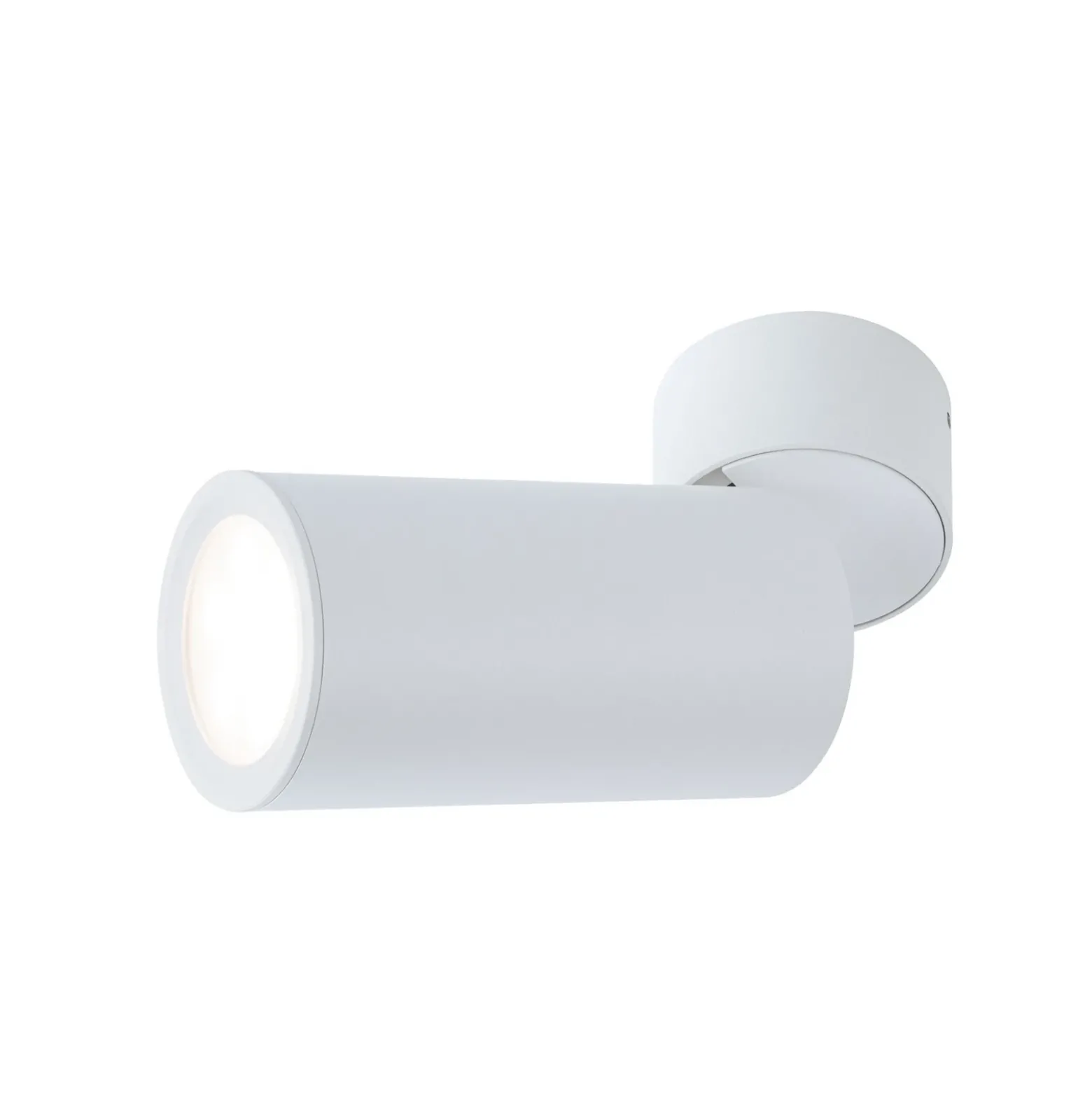 Lámpara LED de techo Paulmann Turnal Coin, blanca, metal, 2700 K