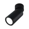 Lámpara LED de techo Paulmann Turnal Coin, metal negro, 2700 K