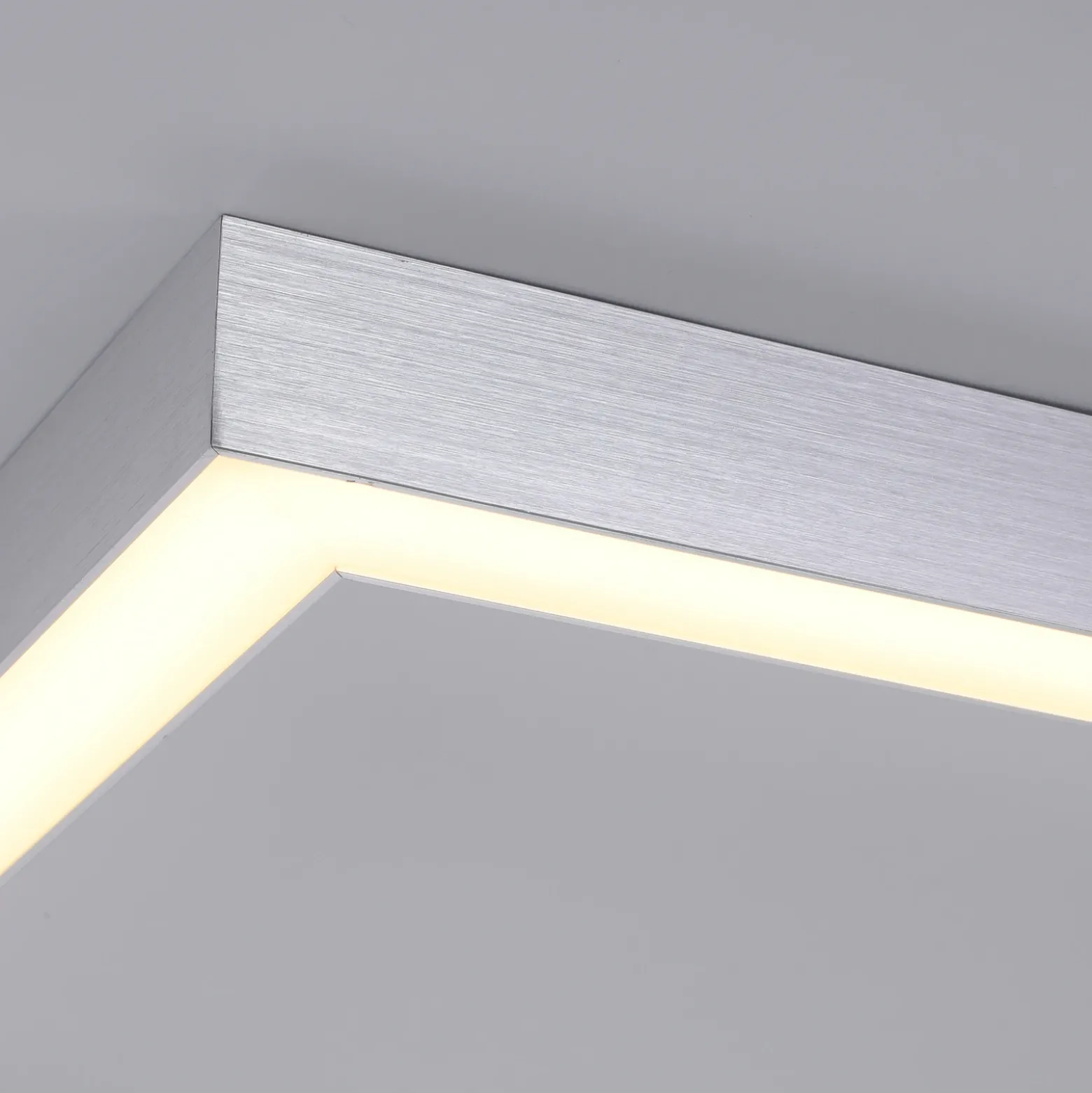 Lámpara LED de techo PURE Lines, 110 x 30 cm, plata, CCT, control remoto