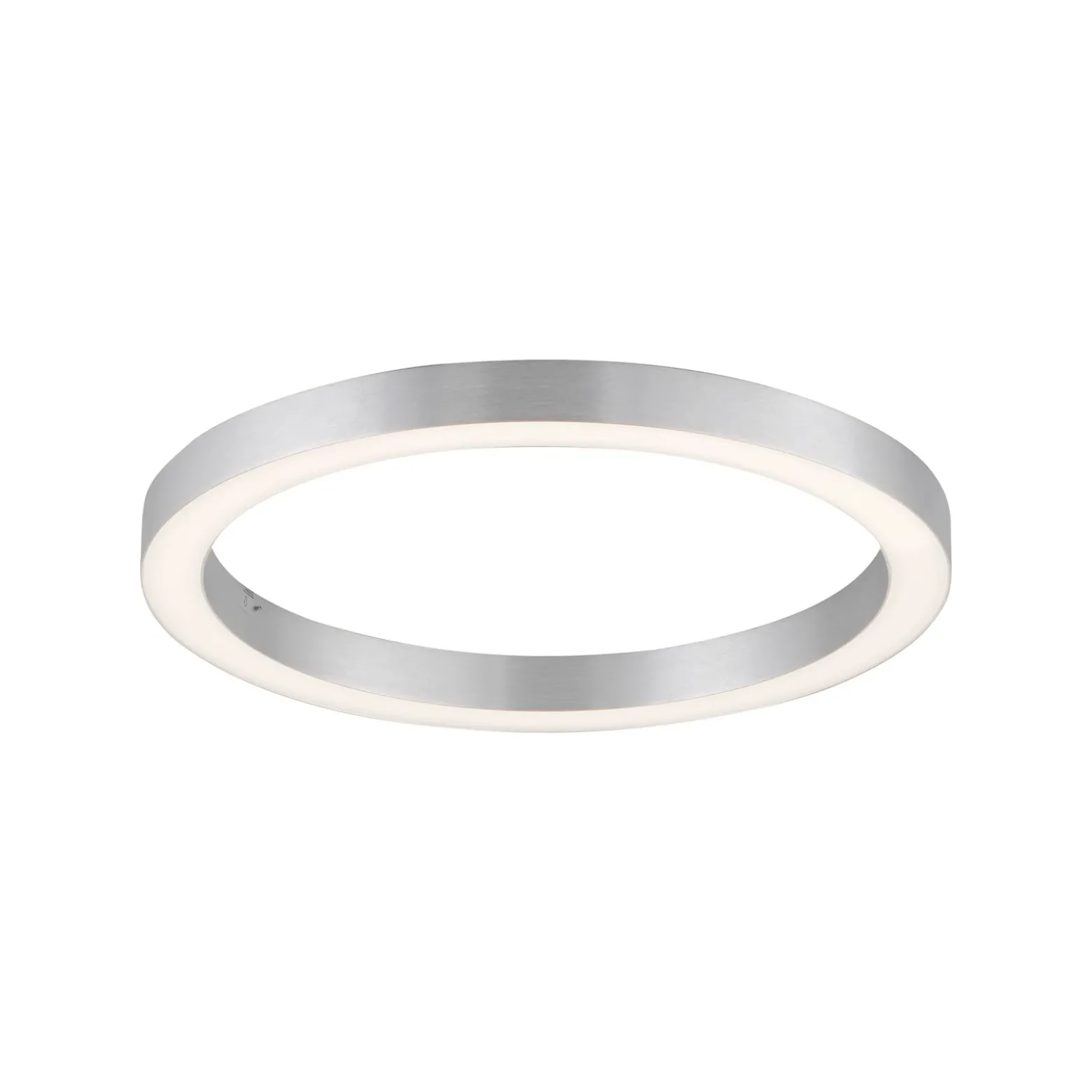Lámpara LED de techo PURE Lines, Ø 50 cm, color plateado, CCT