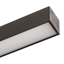 Lámpara LED de techo PURE Lines, 110 cm, antracita, CCT, control remoto