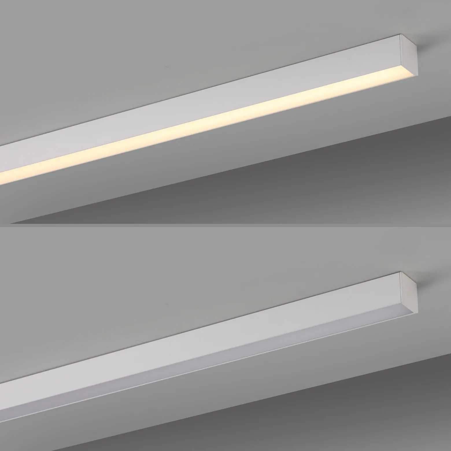 Lámpara LED de techo PURE Lines, blanca, 110 cm, CCT, control remoto