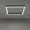 Lámpara LED de techo PURE Lines, 55x55 cm, antracita, CCT, control remoto