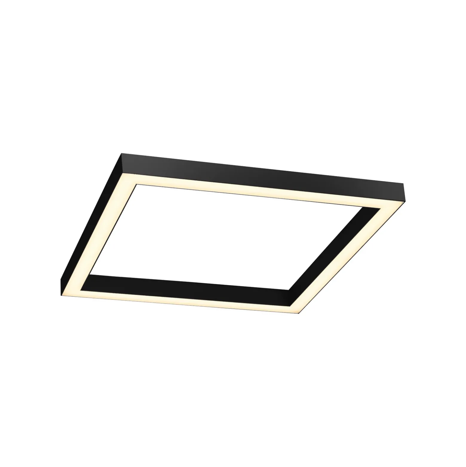 Lámpara LED de techo PURE Lines, 55x55 cm, antracita, CCT, control remoto