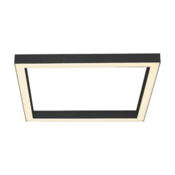 Lámpara LED de techo PURE Lines, 55x55 cm, antracita, CCT, control remoto