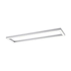 Lámpara LED de techo PURE Lines, 110 x 30 cm, plata, CCT, control remoto