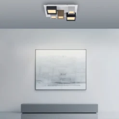 Lámpara LED de techo PURE Manhattan, multicolor, 5 luces, CCT