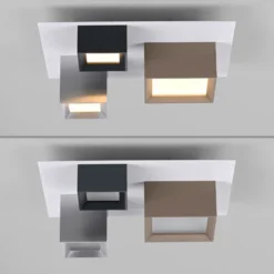 Lámpara LED de techo PURE Manhattan, multicolor, 3 luces, CCT