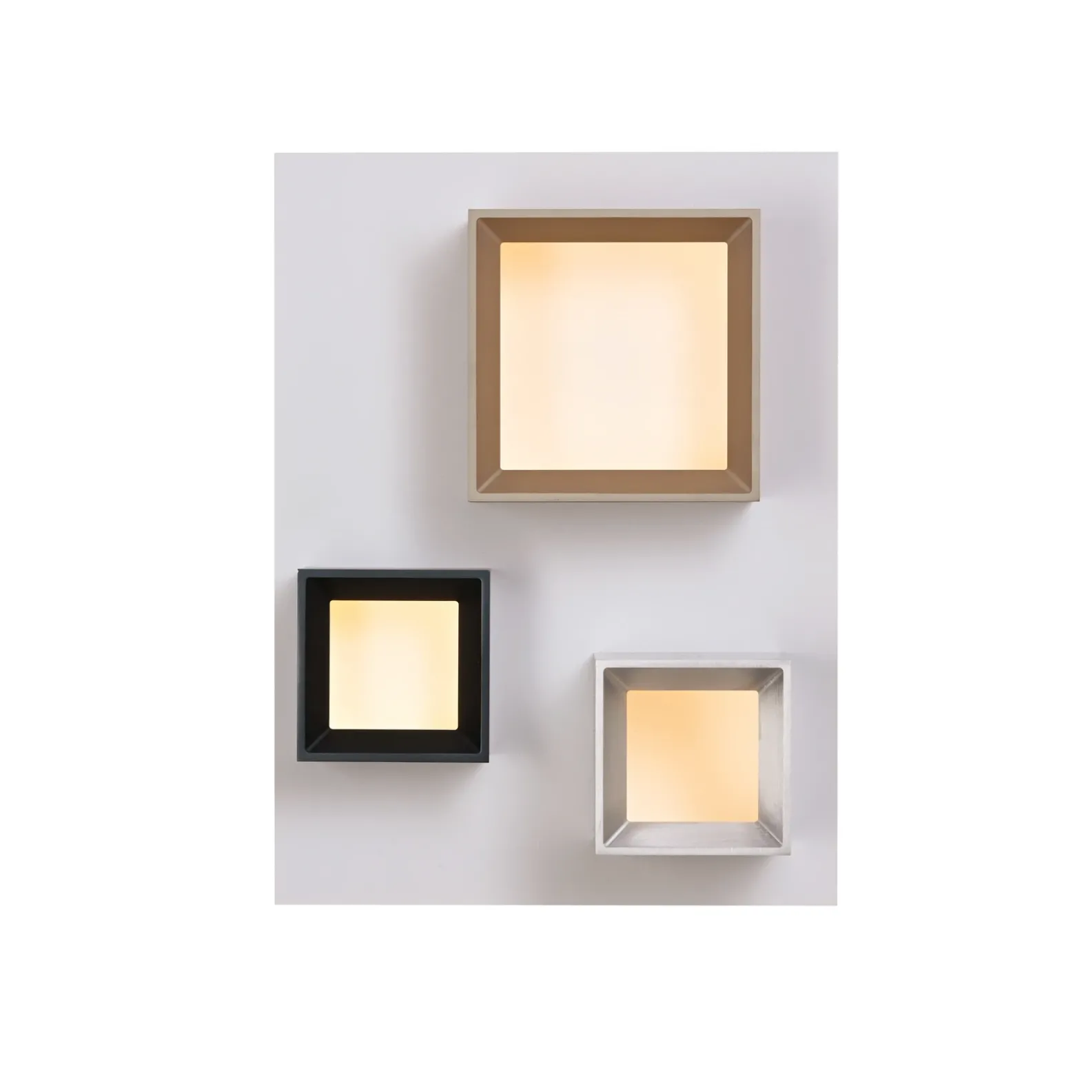 Lámpara LED de techo PURE Manhattan, multicolor, 3 luces, CCT