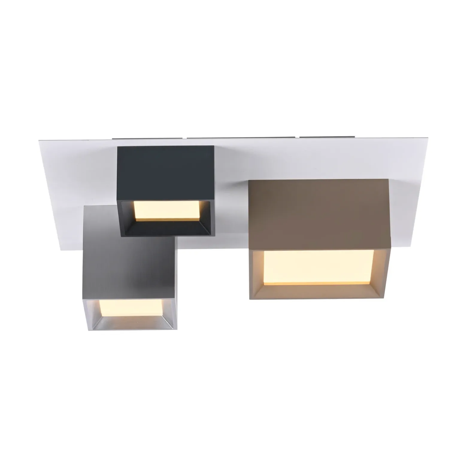 Lámpara LED de techo PURE Manhattan, multicolor, 3 luces, CCT