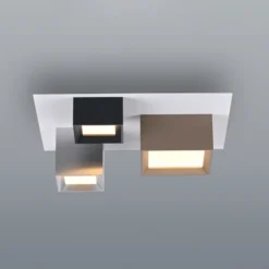 Lámpara LED de techo PURE Manhattan, multicolor, 3 luces, CCT