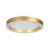 lámpara LED de techo Ringlux dorada, Ø 40 cm, metal, 2700 K