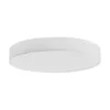 Lámpara LED de techo Saira de Lindby, Ø 50 cm, blanca, textil