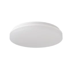 Lámpara LED de techo SLC OMEGA, blanca, Ø 40 cm, radio CCT, IP54