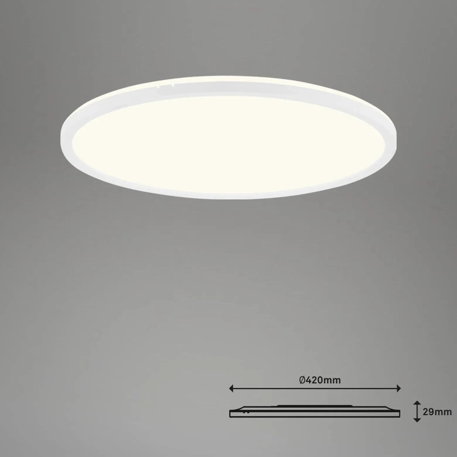 Lámpara LED de techo Slim S atenuable CCT blanco Ø 45 cm