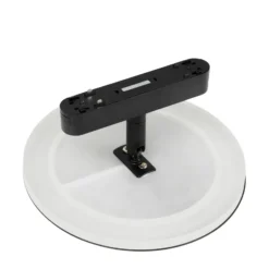 Lámpara LED Lindby para carril Lumaro, negra, aluminio, 48V, atenuable