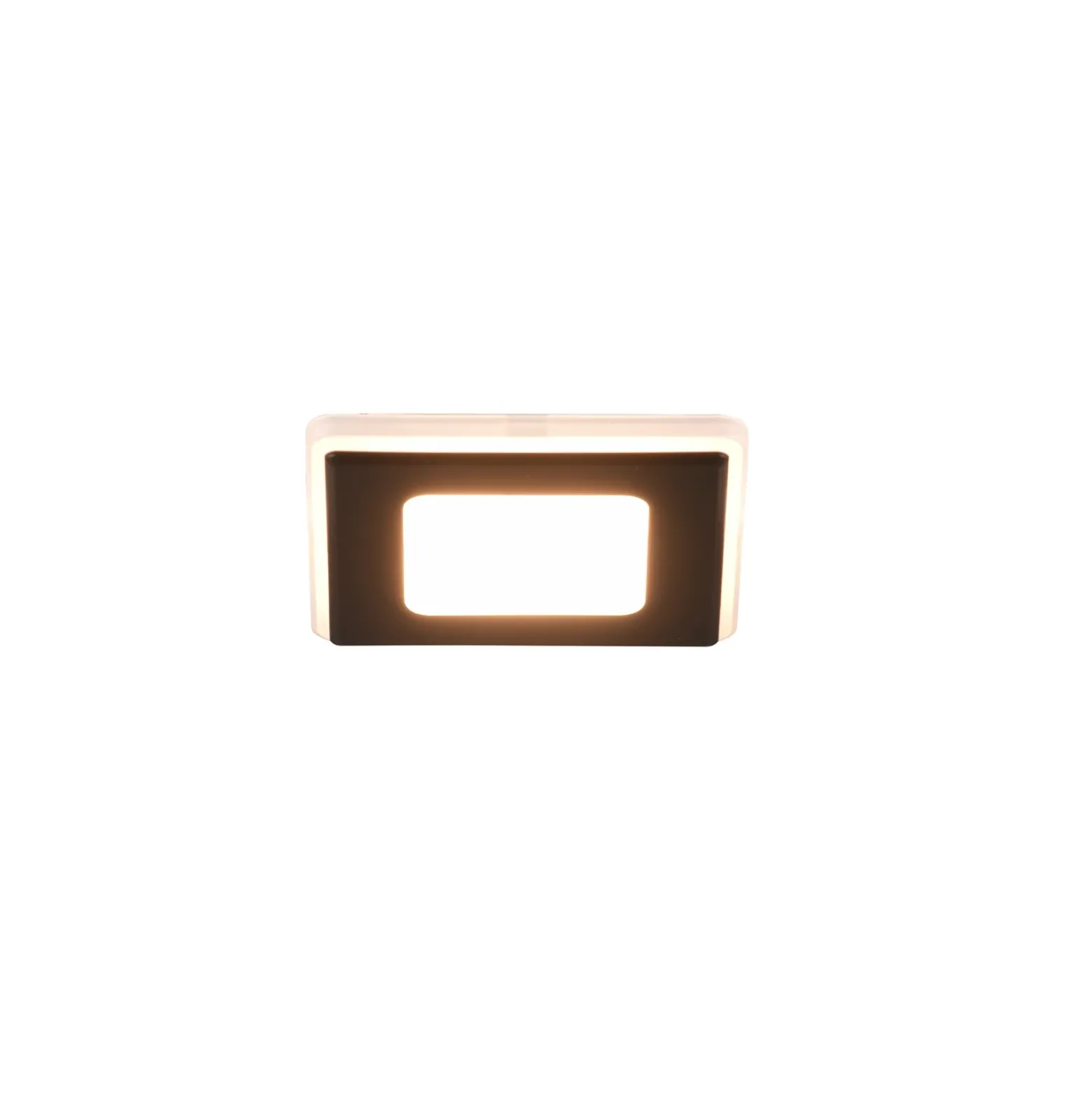 Lámpara LED Nimbus IP44 8,5x8,5cm 830 negro