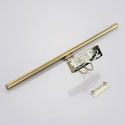 Lámpara LED para cuadros Mailine, latón antiguo