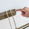 Lámpara LED para cuadros Mailine, latón antiguo