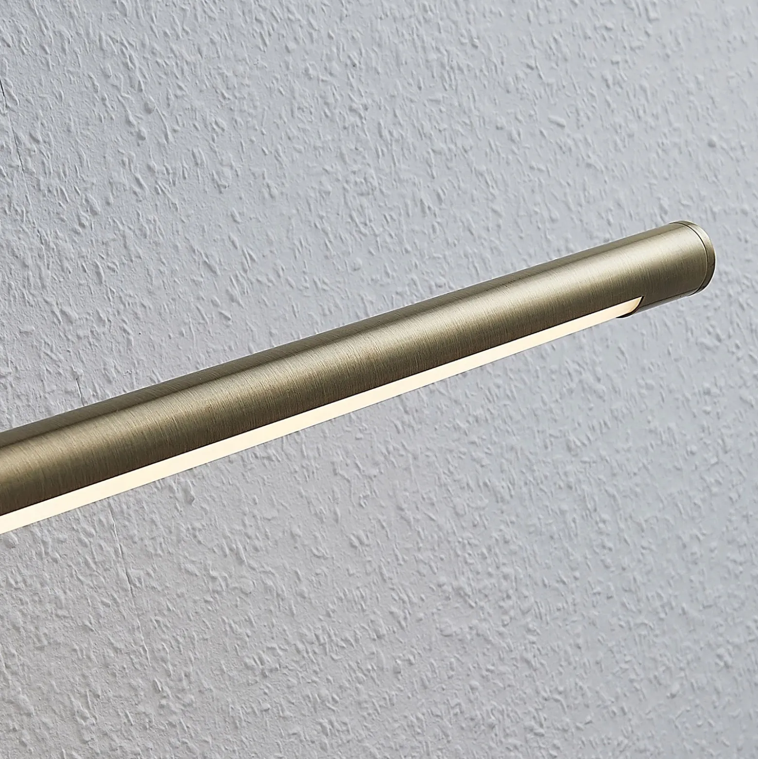 Lámpara LED para cuadros Mailine, latón antiguo