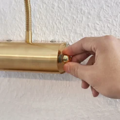 Lámpara LED para cuadros Rakel, dorado mate