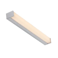 Lámpara LED para cuarto de baño Klea de Lindby, 60 cm, cromo, metal, IP44