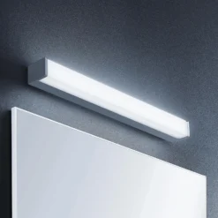 Lámpara LED para cuarto de baño Klea de Lindby, 60 cm, cromo, metal, IP44