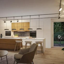 Lámpara LED para rieles Paulmann URail Smart Hildor, negra, CCTRGB