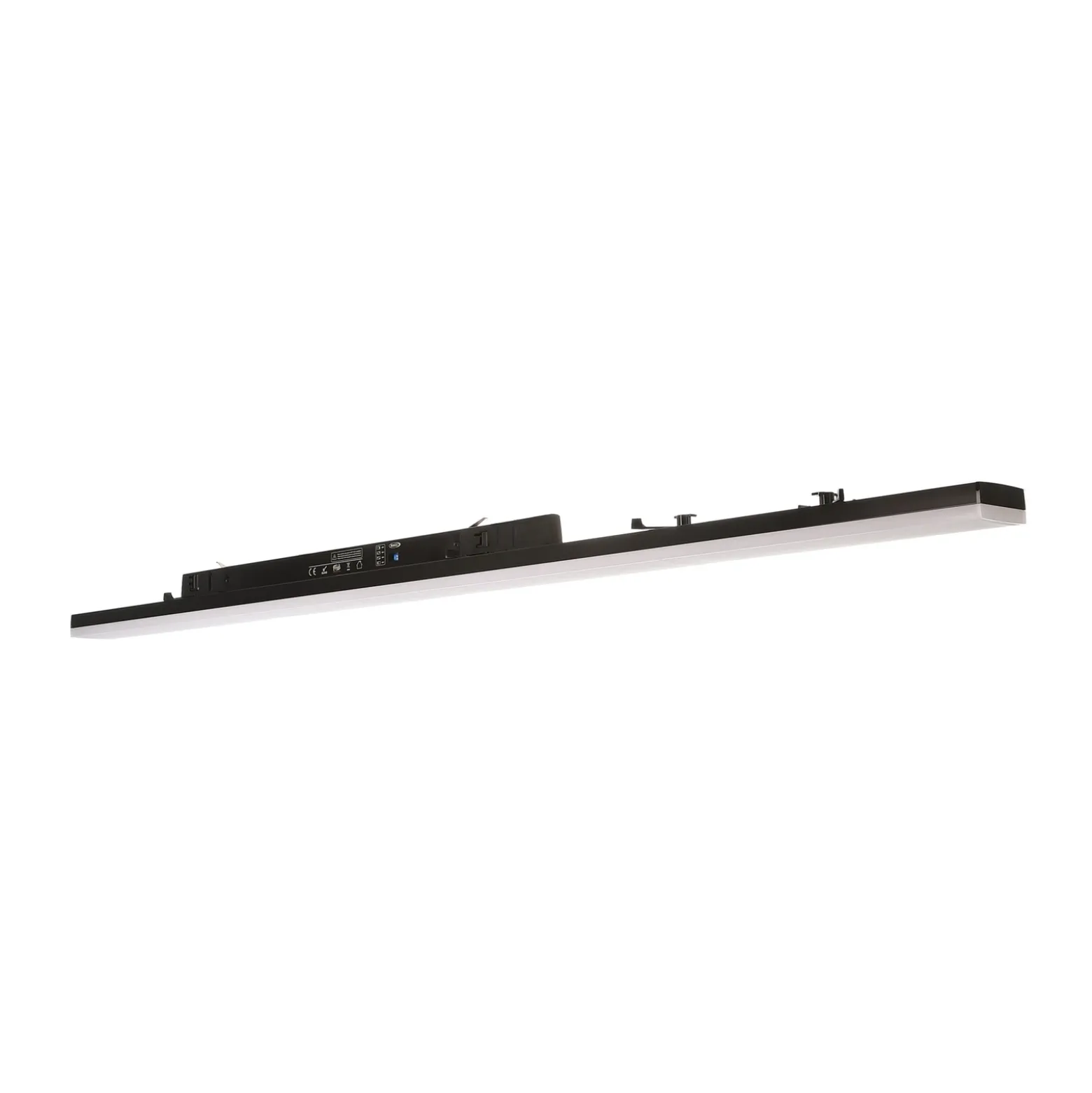 Lámpara LED para riel LINEAR PRO negra CCT 120 cm trifásica DALI