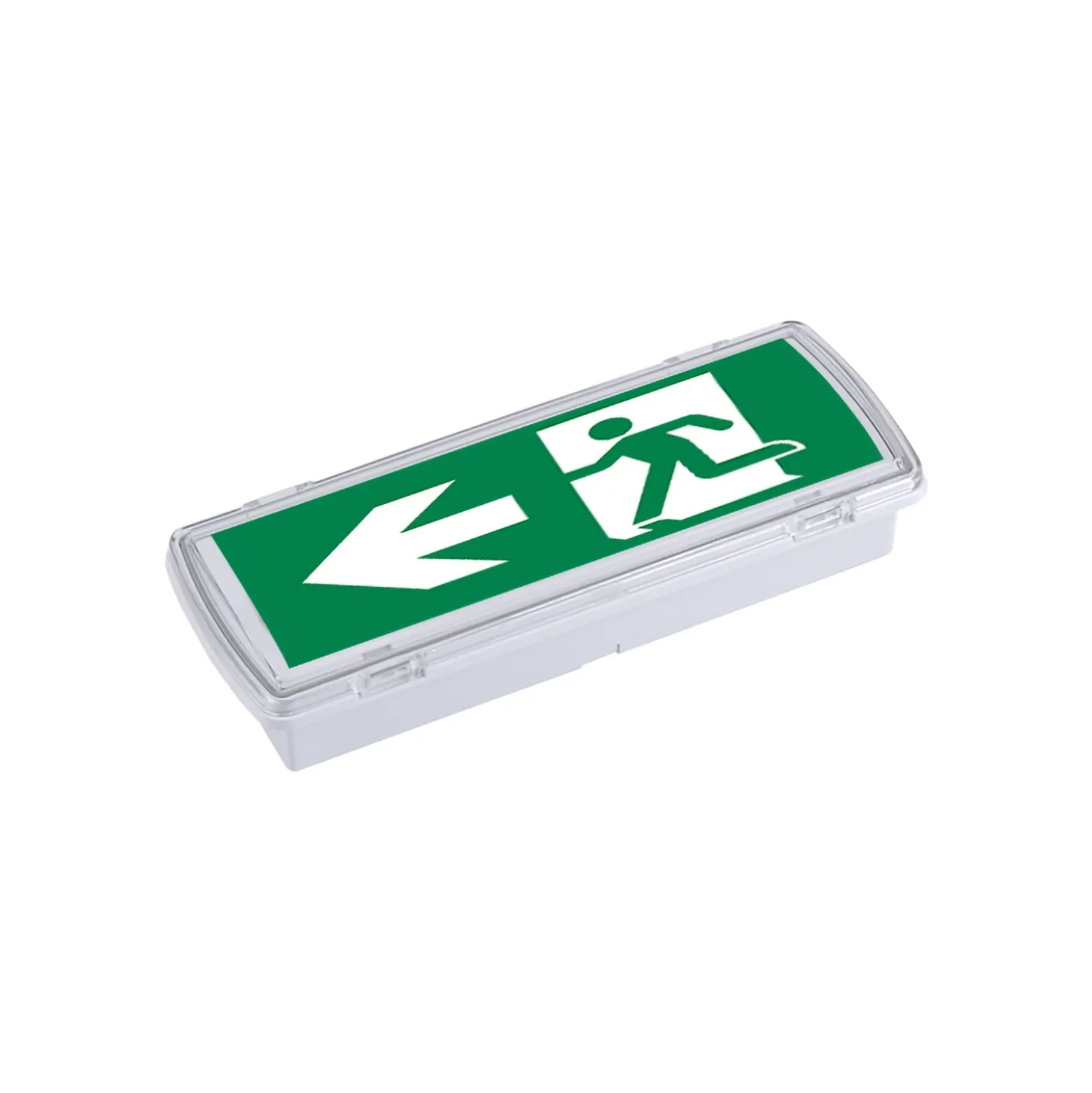 Lámpara LED para vías de evacuación Wasen empotrable de superficie, IP65 4000K