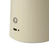 Lámpara LED recargable de mesa Faye Portable, beige, atenuable, USB
