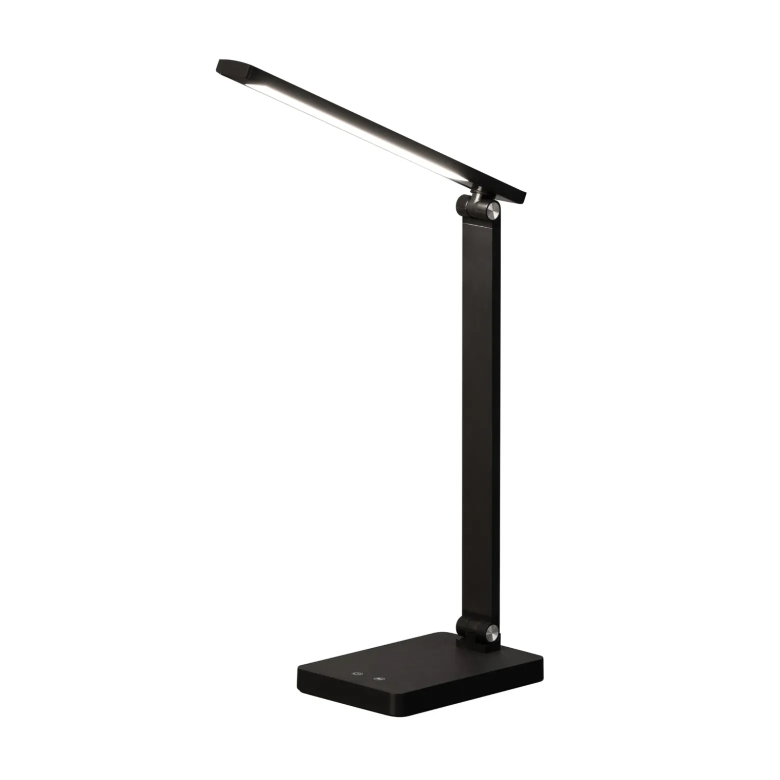 Lámpara LED recargable de sobremesa Ole, negra, con sensor, atenuable, CCT