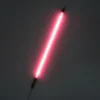 Lámpara LED SELETTI Linea, fucsia, detalles de madera, universal