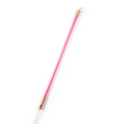 Lámpara LED SELETTI Linea, fucsia, detalles de madera, universal