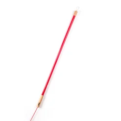 Lámpara LED SELETTI Linea, roja, detalles de madera, universal