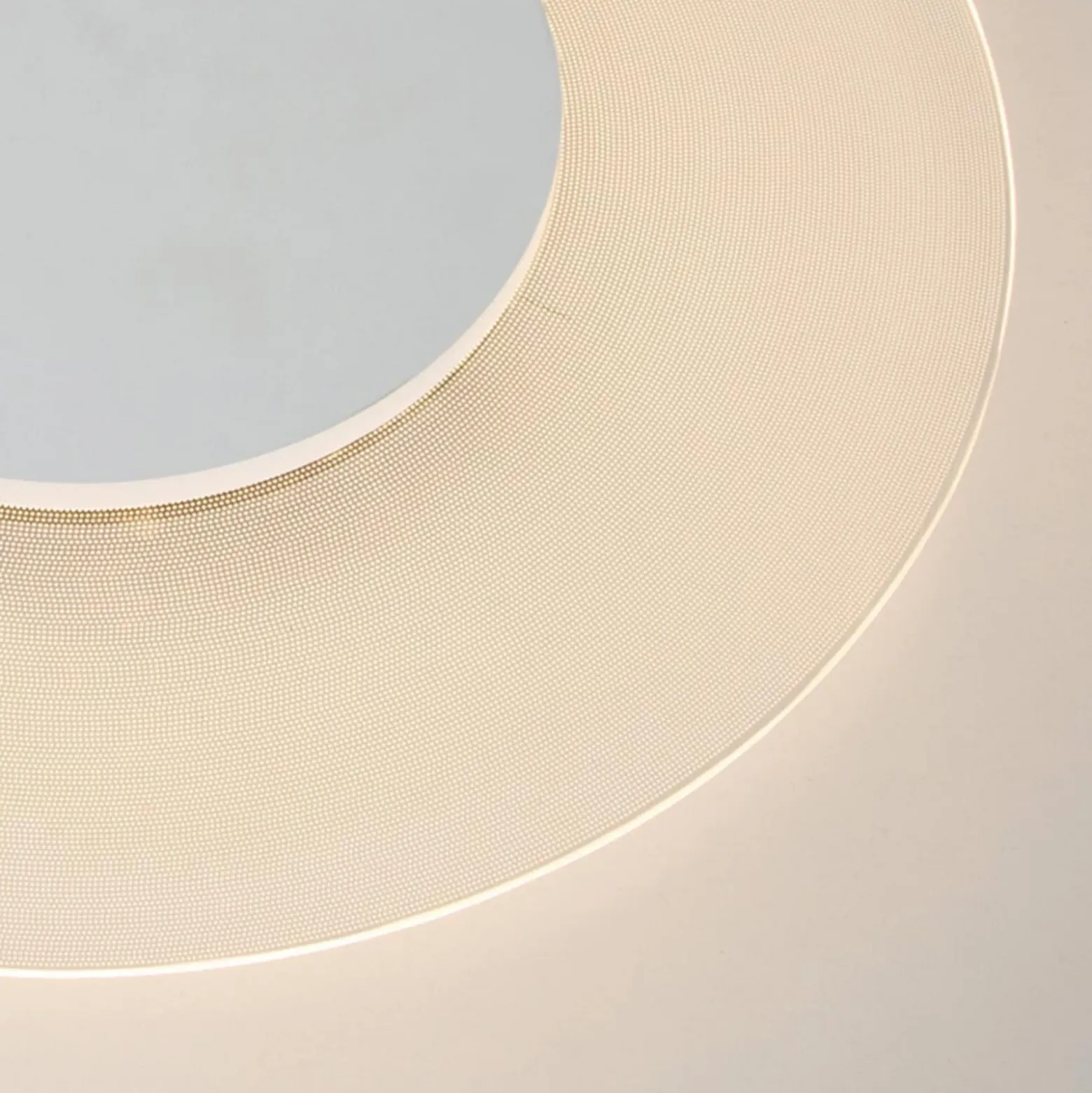 Lámpara LED techo Birma redonda blanca, atenuable