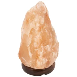 Lámpara mesa de cristal de sal Stone color natural