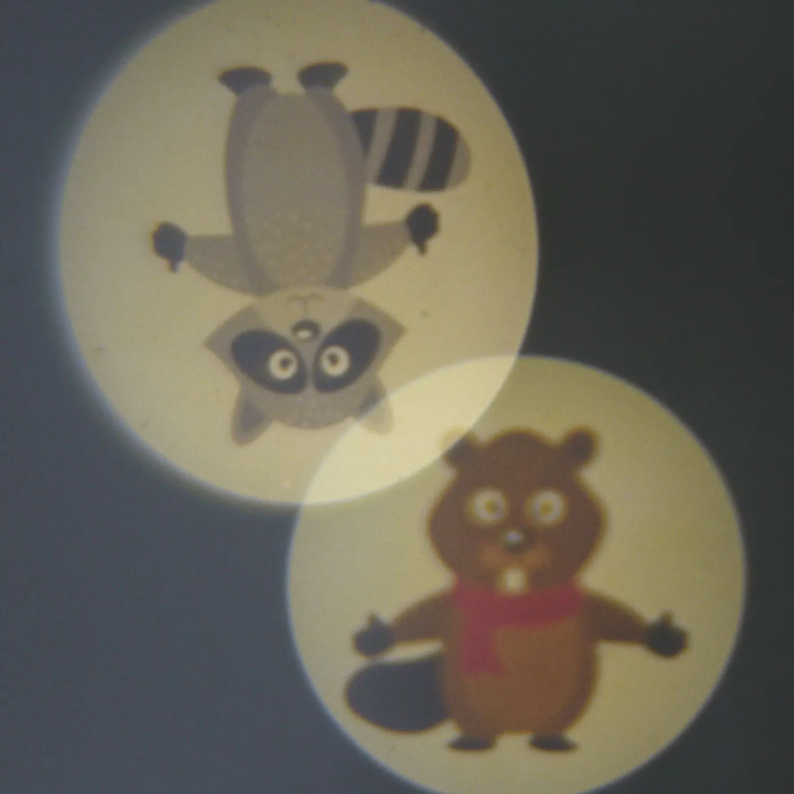 Lámpara nocturna LED Animales, x3, para enchufe