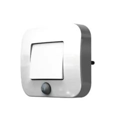 Lámpara nocturna LED para enchufe OSRAM LUNETTA HALL Sensor PIR blanco